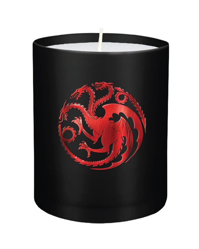Juego de Tronos Vela Vidrio House Targaryen 8 x 9 cm