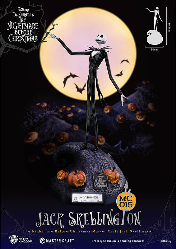 The Nightmare Before Christmas Master Craft Jack Skellington Statue 40 cm
