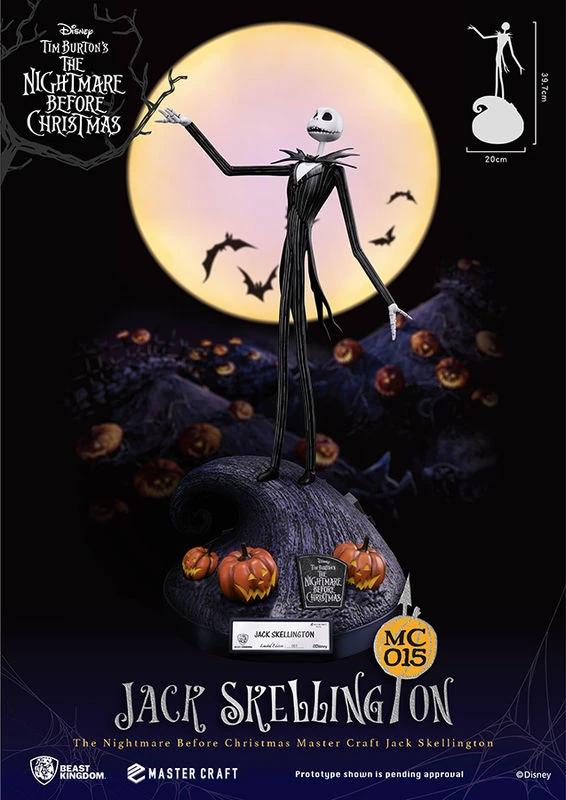 Pesadilla antes de Navidad Estatua Master Craft Jack Skellington 40 cm by BEAST KINGDOM