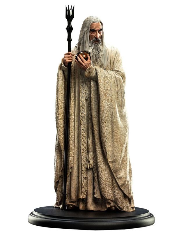 Der Herr der Ringe Statue Saruman der Weiße 19 cm