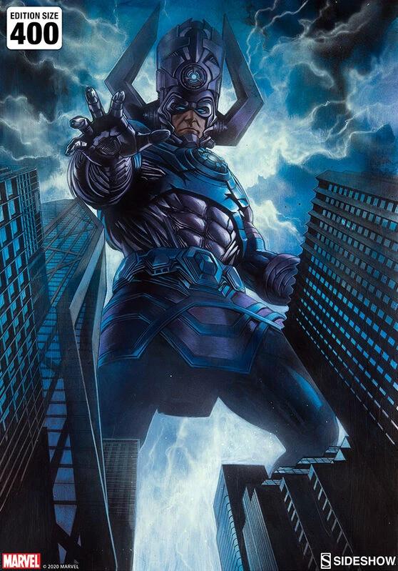 Marvel: Galactus Unframed Art Print by SIDESHOW COLLECTIBLES
