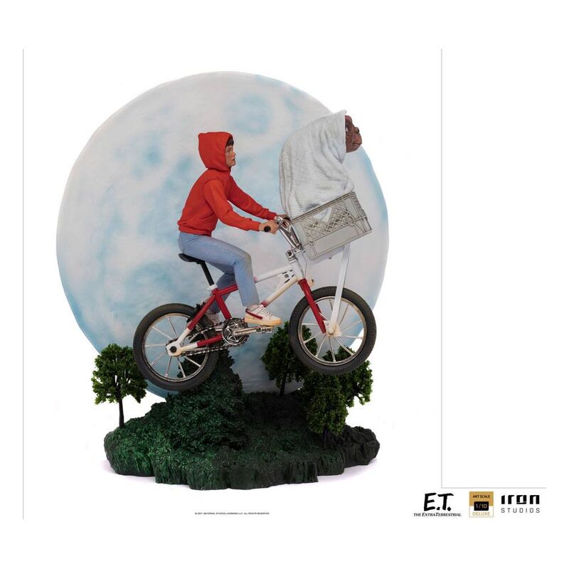E.T. El Extraterrestre Estatua 1/10 Deluxe Art Scale E.T. & Elliot 27 cm