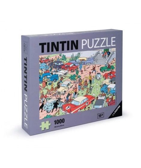 Tintin puzzle Rallye 1000 piezas + 1 poster by MOULINSART