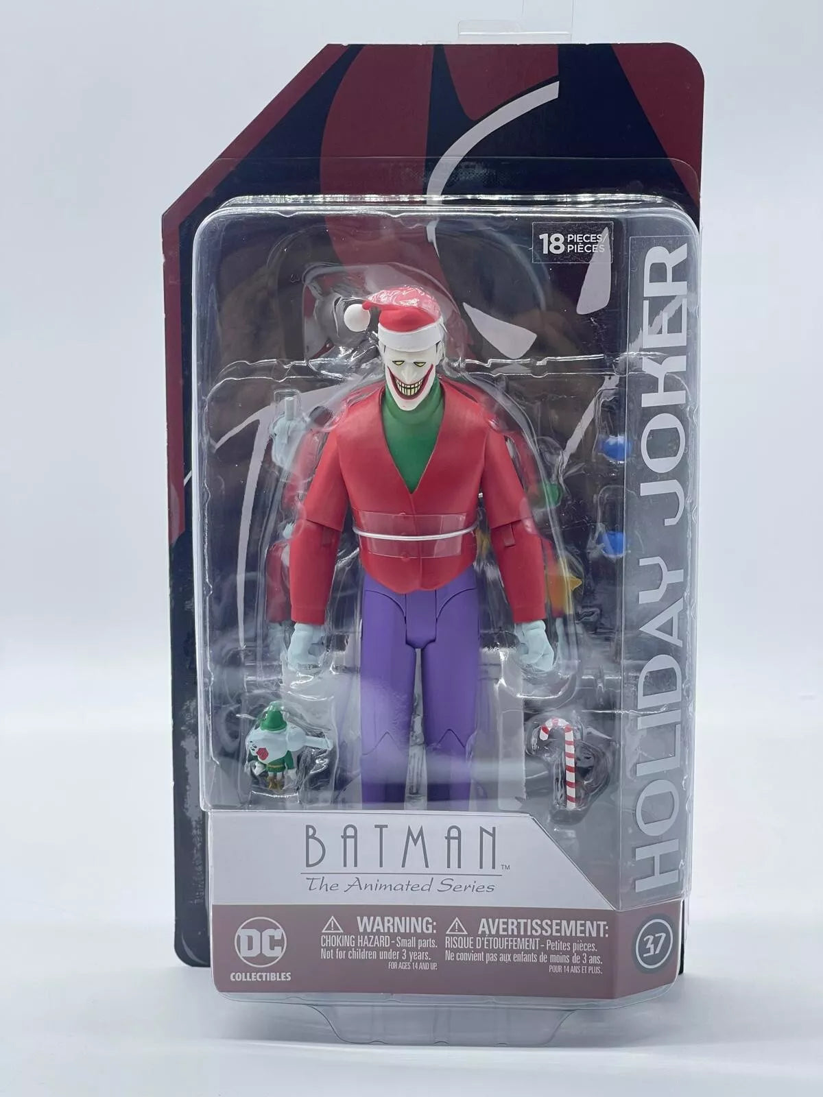 DC COLLECTIBLES: BATMAN THE ANIMATED SERIES-HOLIDAY JOKER- #37 "NUEVO"