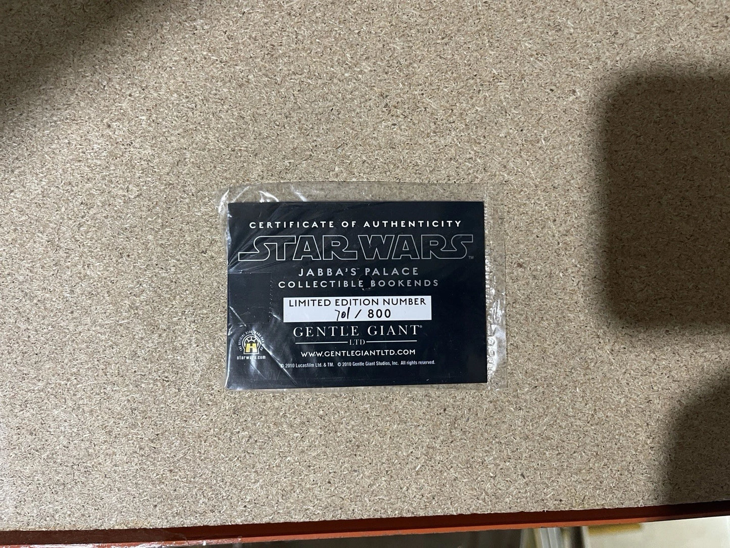 GENTLE GIANT STAR WARS JABBA’S PALACE BOOKENDS