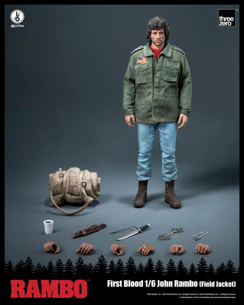 Rambo: First Blood Figura 1/6 John Rambo (Field Jacket) 31 cm by HOT TOYS