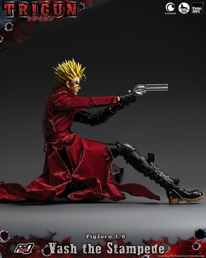 Trigun Figura FigZero 1/6 Vash the Stampede 31 cm by THREE ZERO