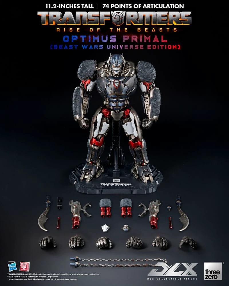 Transformers: el despertar de las bestias Figura DLX Optimus Primal (Beast Wars Universe Edition) 29 cm by THREE ZERO