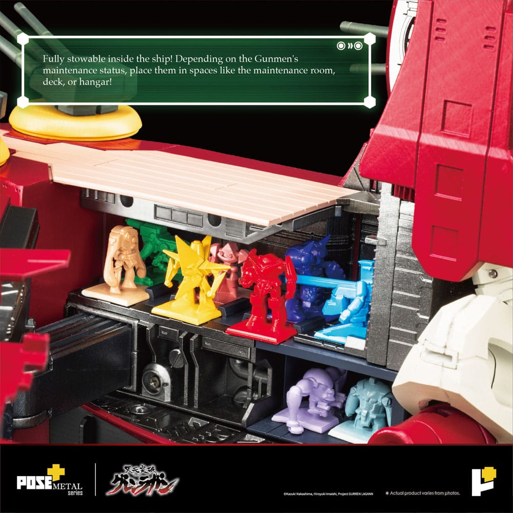 Tengen Toppa Gurren Lagann Estatua POSE+METAL series Dai-Gurren 33 cm