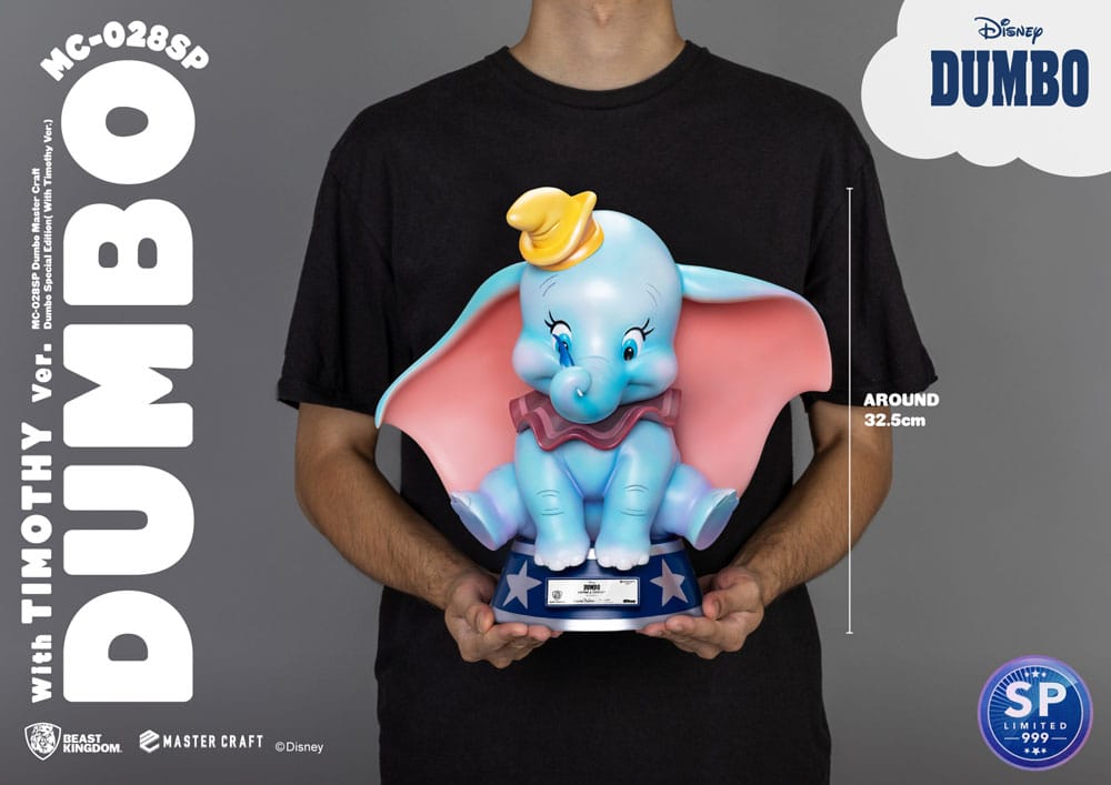 Dumbo Estatua Master Craft Dumbo Special Edition (With Timothy Version) 32 cm