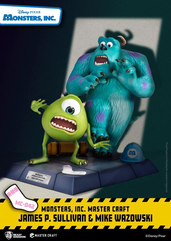 Monstruos, S.A. Estatua Master Craft James P. Sullivan & Mike Wazowski 34 cm by BEAST KINGDOM