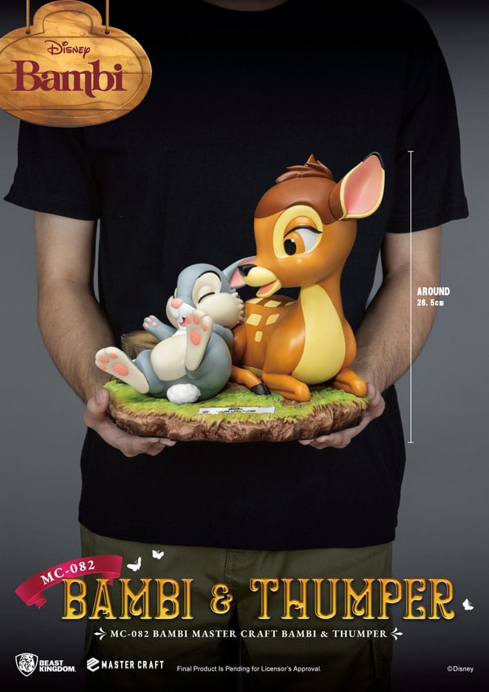 Disney Statue Master Craft Bambi & Thumper 26 cm