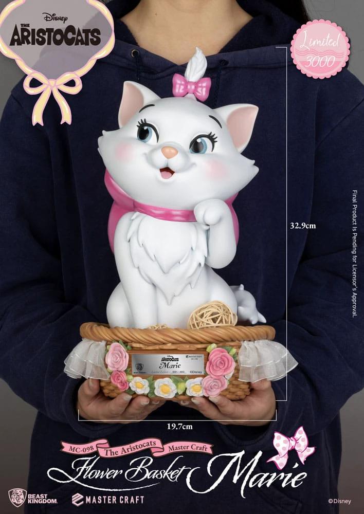 Los Aristogatos Estatua Master Craft Flower Basket Marie 32 cm by BEAST KINGDOM