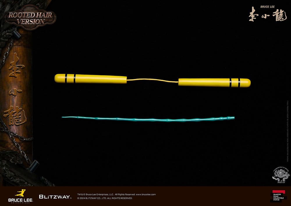 Bruce Lee Estatua Superb Scale 1/4 50th Anniversary Tribute (Rooted Hair Version) 55 cm