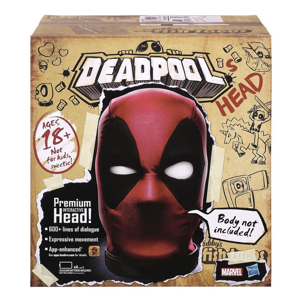 Marvel Legends Cabeza premium e interactiva de Deadpool 1/1 by HASBRO