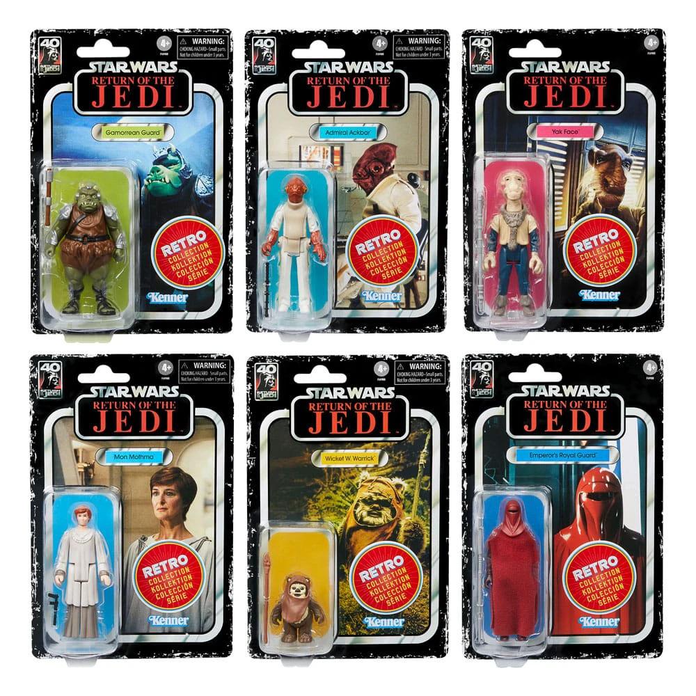 Star Wars Episode VI Retro Collection Pack de 6 Figuras 10 cm by HASBRO