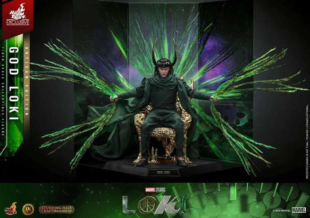 Loki Figura DX 1/6 God Loki Artisan Edition Hot Toys Exclusive 31 cm by HOT TOYS