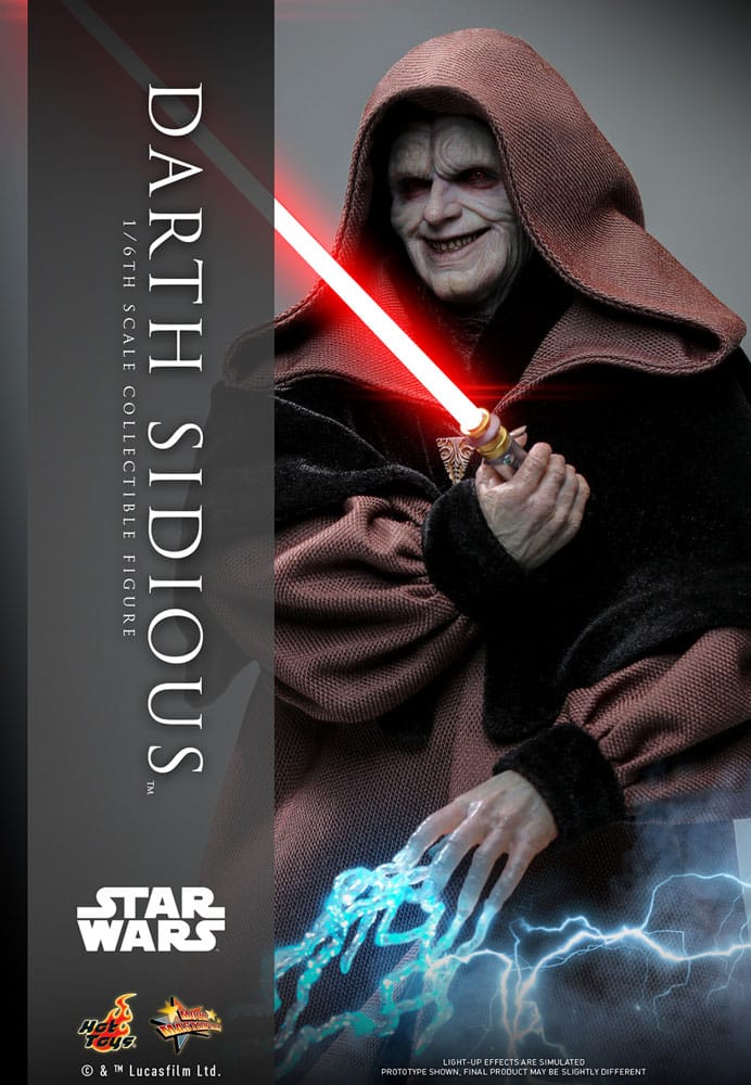 Star Wars Figura Movie Masterpiece 1/6 Darth Sidious 29 cm