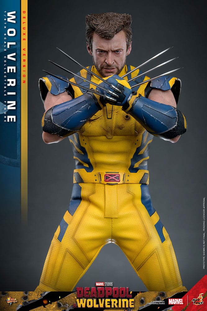 Deadpool & Wolverine Movie Masterpiece Figura 1/6 Wolverine (Deluxe Version) 31 cm