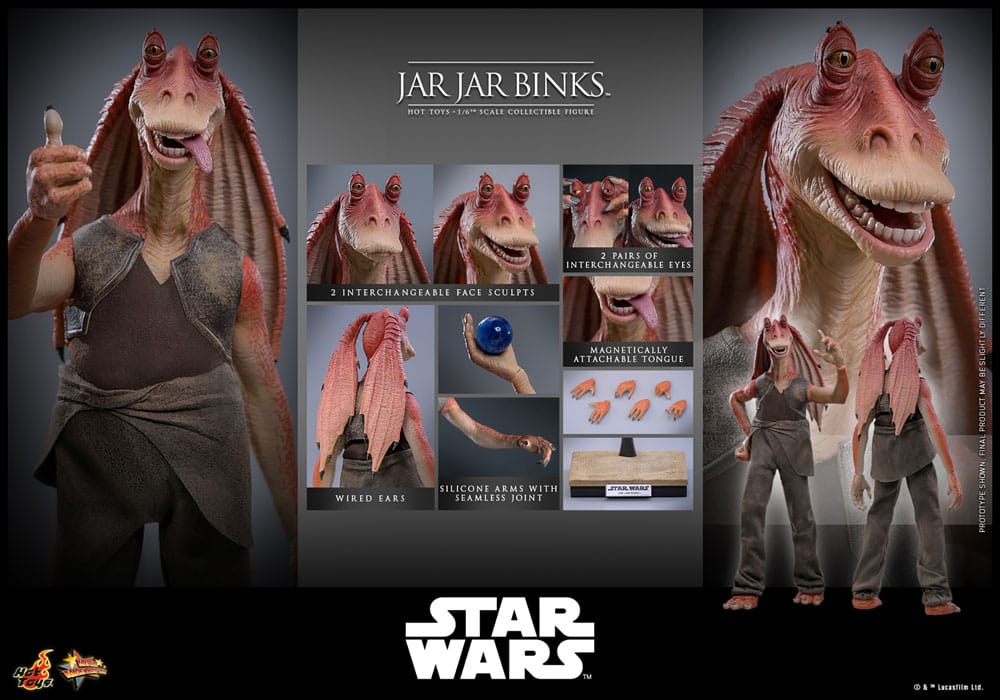 Star Wars Figura 1/6 Jar Jar Binks 33 cm