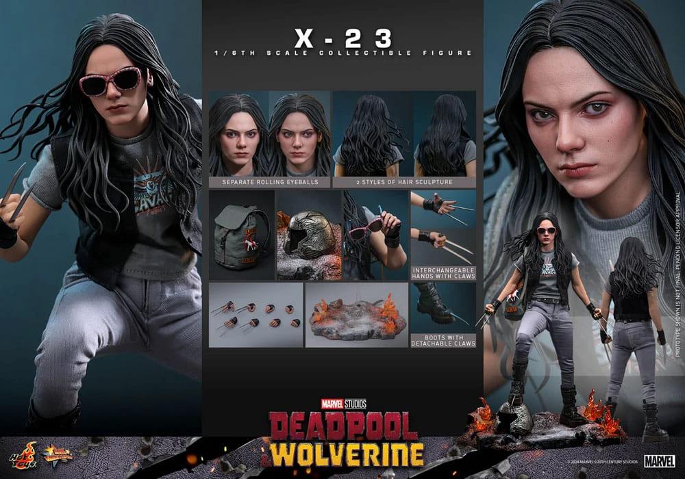 Deadpool & Wolverine Movie Masterpiece Figura 1/6 X-23 27 cm by HOT TOYS
