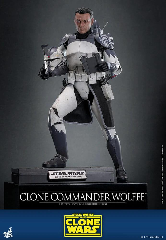 Star Wars: The Clone Wars Figura 1/6 Clone Commander Wolffe 30 cm by HOT TOYS