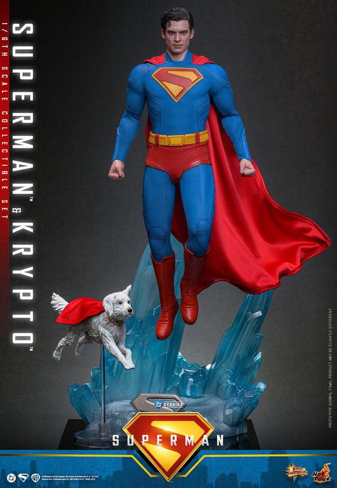 Superman (2025) Figura Movie Masterpiece 1/6 Superman & Krypto 33 cm