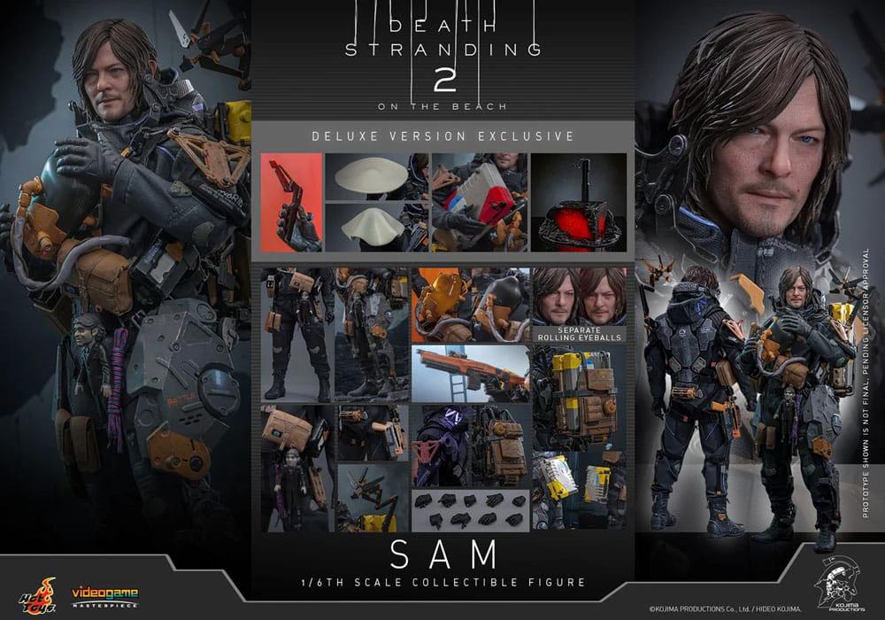 Death Stranding 2: On the Beach Figura Videogame Masterpiece 1/6 Sam (Deluxe Version) 31 cm by HOT TOYS