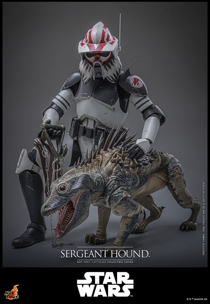 Star Wars: The Clone Wars Figura 1/6 Sergeant Hound 30 cm