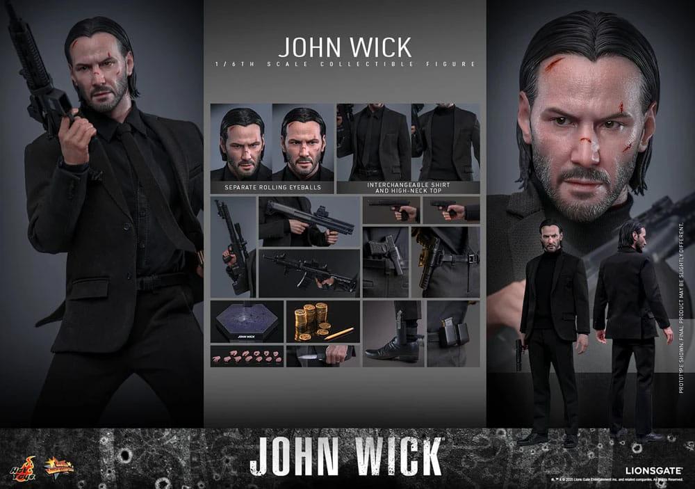 John Wick Figura Movie Masterpiece 1/6 John Wick 31 cm by HOT TOYS