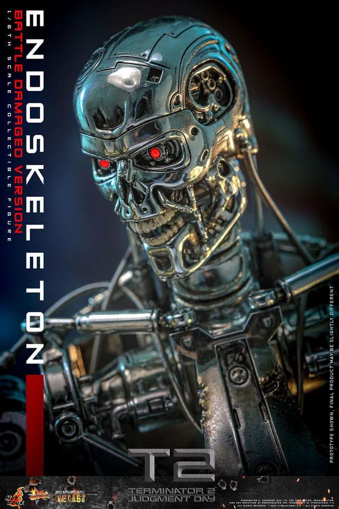 Terminator 2: el juicio final Figura Movie Masterpiece Die-cast 1/6 Endoesqueleto (Battle Damaged Version) 31 cm by HOT TOYS