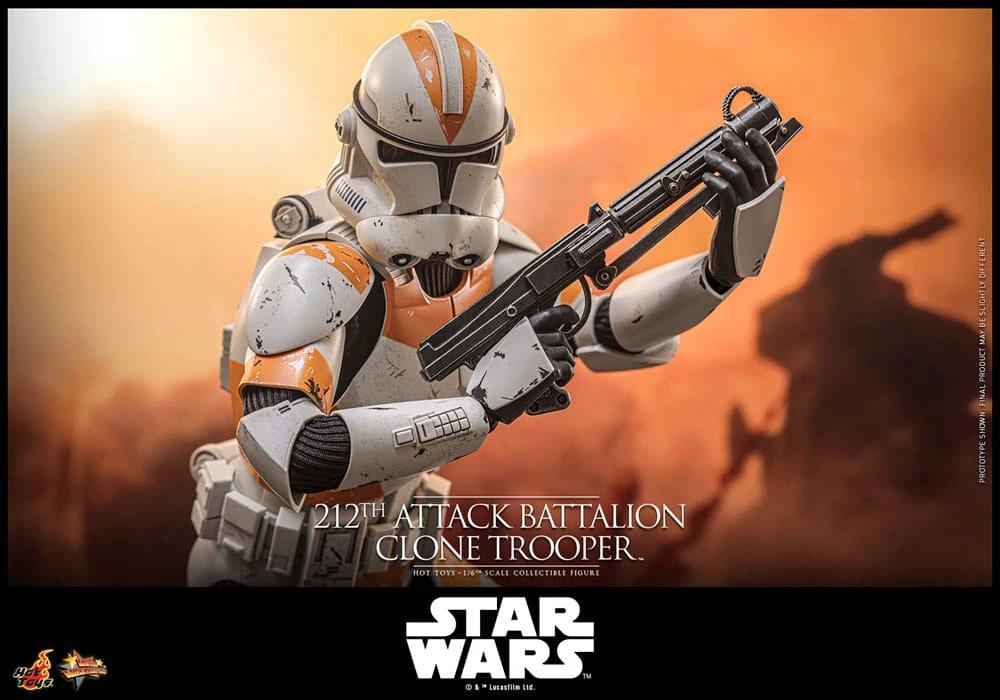 Star Wars: The Clone Wars Figura 1/6 212th Attack Battalion Clone Trooper 30 cm by HOT TOYS