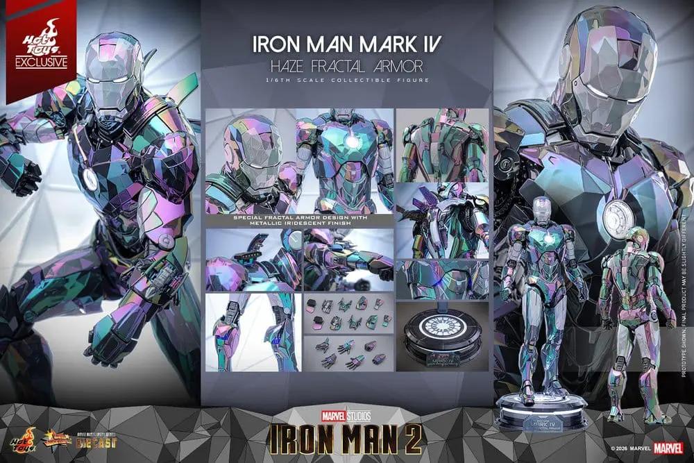 Iron Man 2 Figura 1/6 Iron Man Mark IV (Haze Fractal Armor) 33 cm