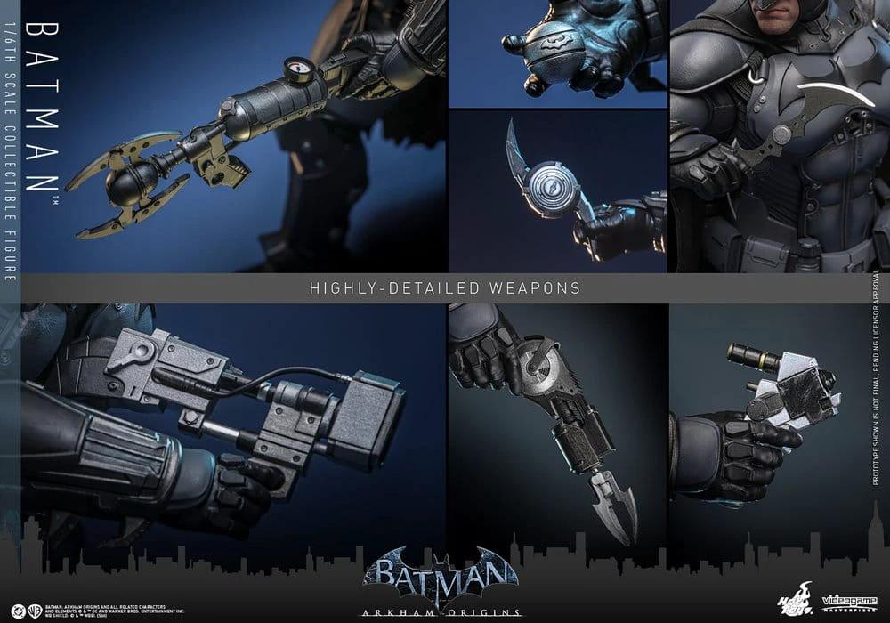 Batman Arkham Origins Figura Videogame Masterpiece 1/6 Batman 33 cm by HOT TOYS