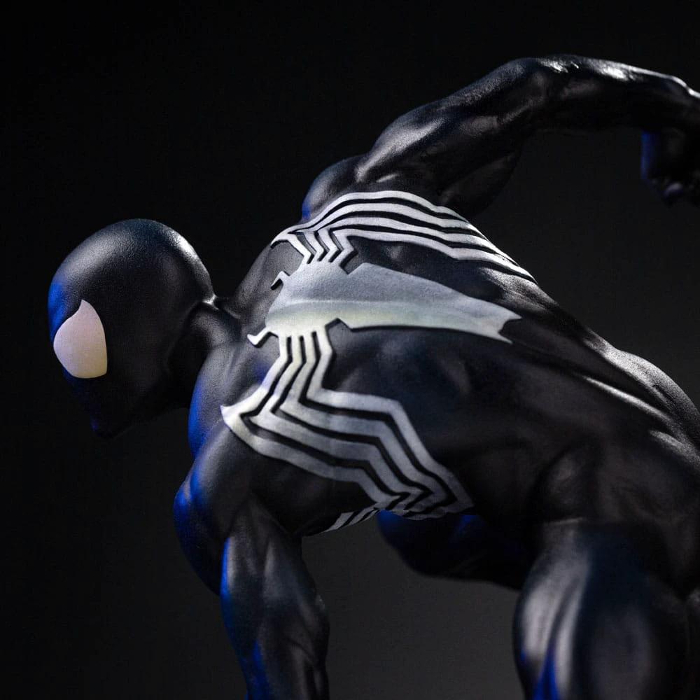 Marvel Estatua 1/10 BDS Art Scale Spider-Man Black Costume 20 cm by IRON STUDIOS