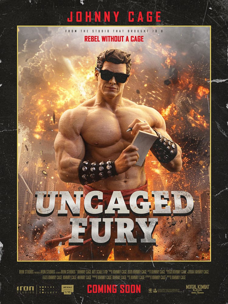 Mortal Kombat Estatua 1/10 Art Scale Johnny Cage 24 cm