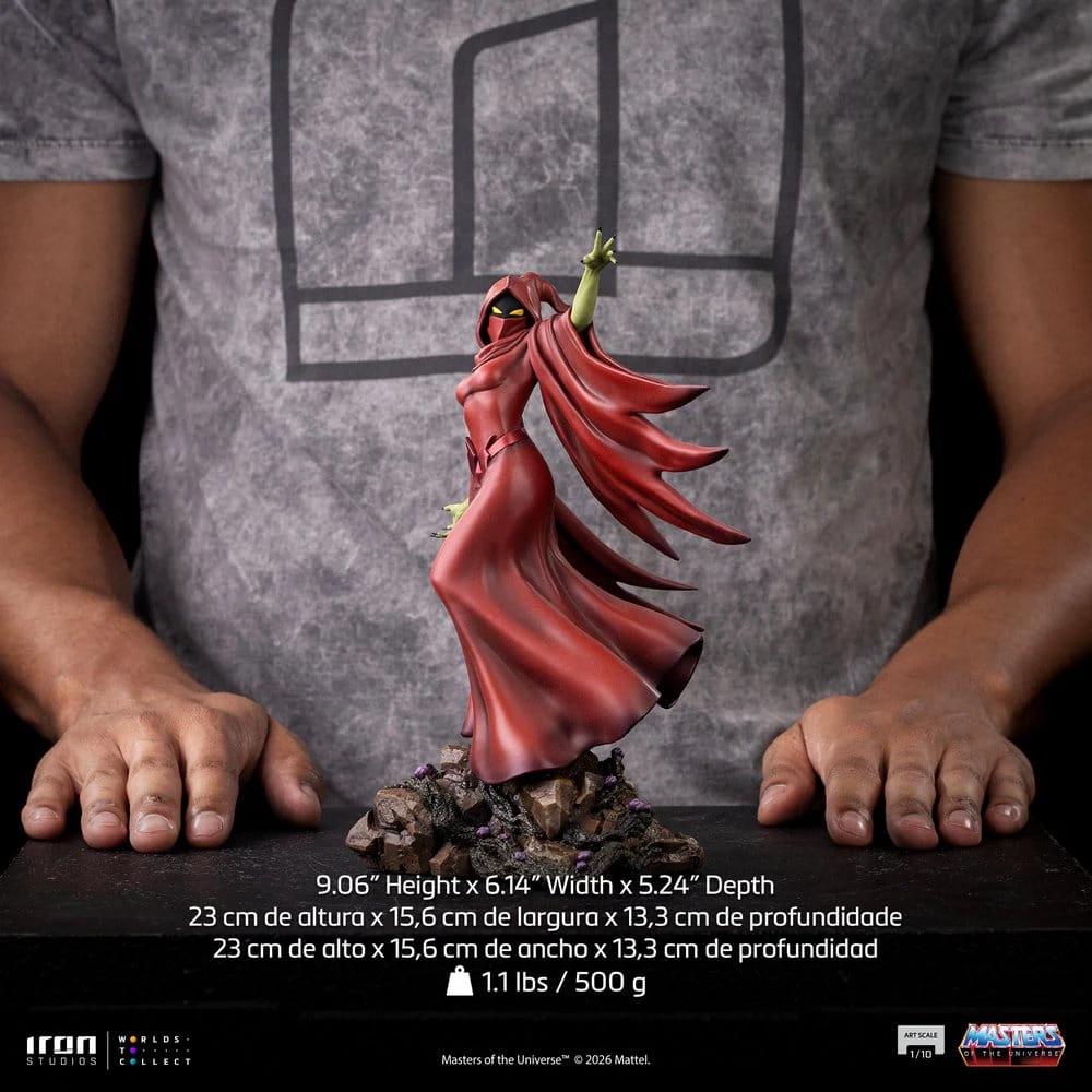 Masters of the Universe Estatua 1/10 Art Shadow Weaver 23 cm by IRON STUDIOS
