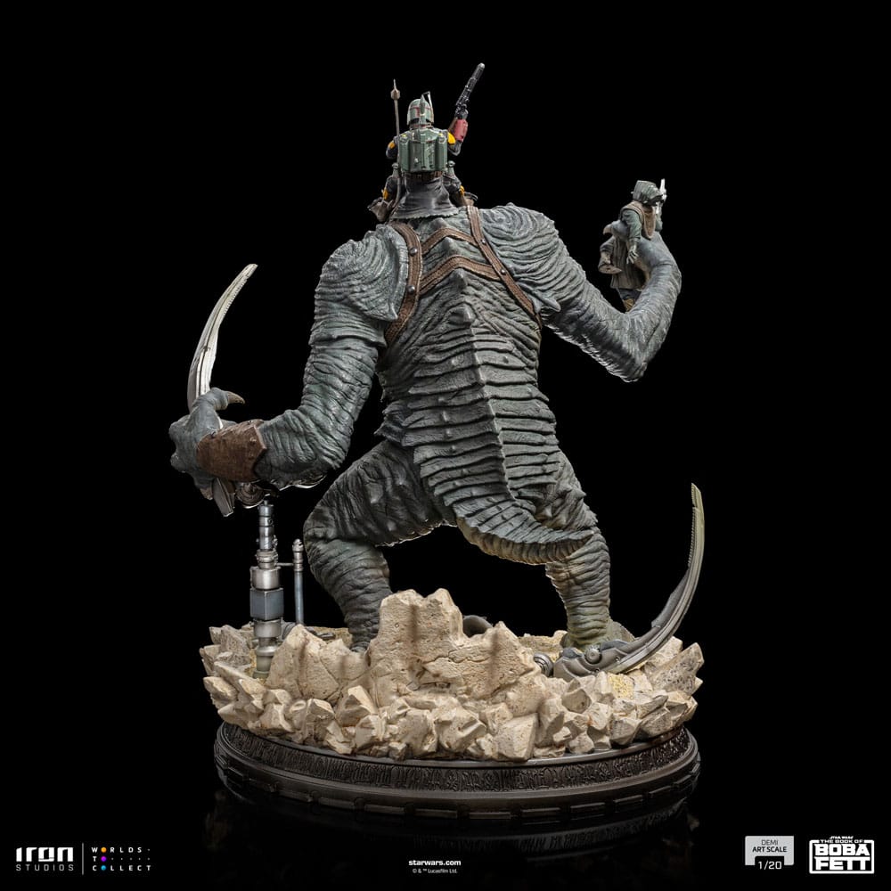 El libro de Boba Fett Estatua 1/20 Demi Art Scale Boba Fett & Rancor 38 cm