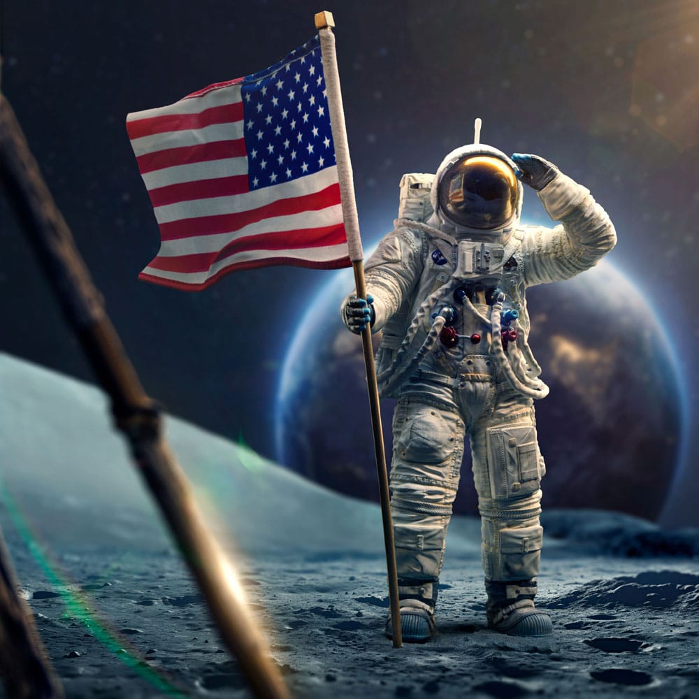 NASA Estatua 1/10 Art Scale Apollo 11 Astronaut 23 cm