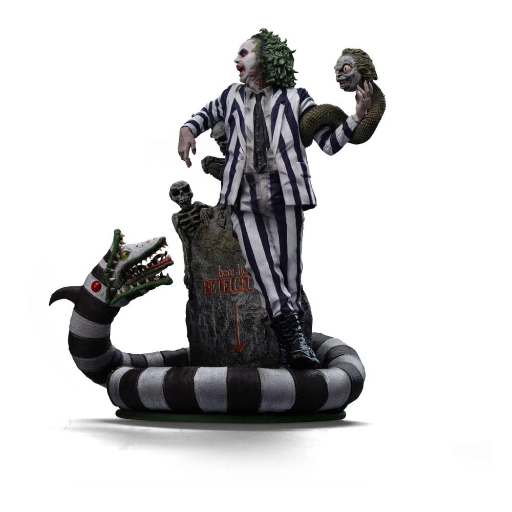 Beetlejuice Estatua 1/10 Art Scale Beetlejuice 19 cm by IRON STUDIOS