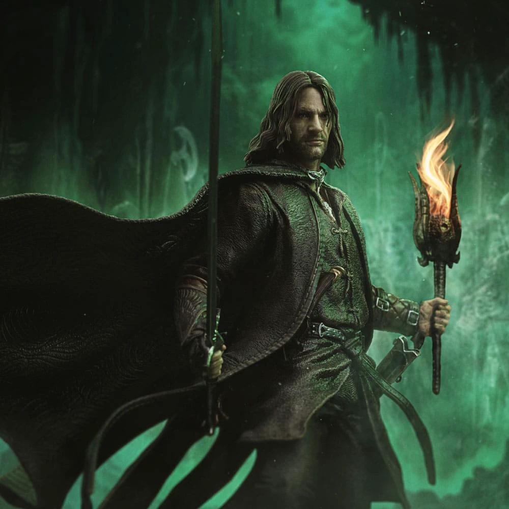 El Señor de los Anillos Estatua 1/10 Art Scale Aragorn Unleashed 31 cm by IRON STUDIOS