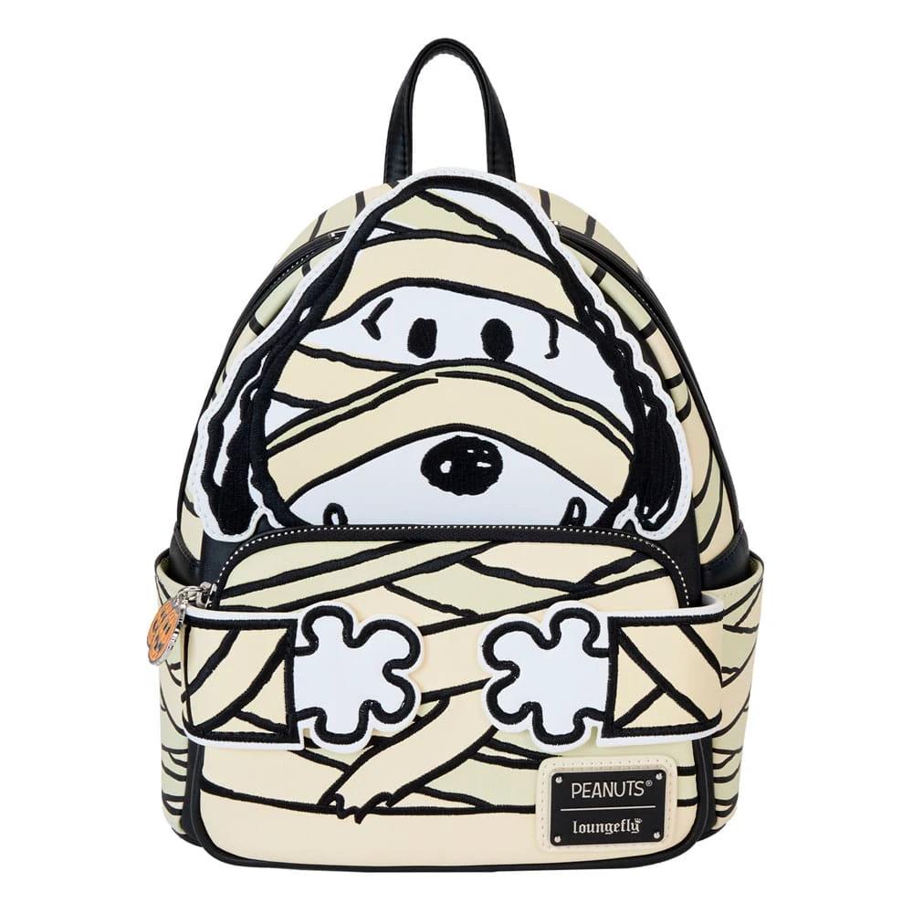 Peanuts by Loungefly Mochila Mini Snoopy Mummy Cosplay brilla en oscuridad by LOUNGEFLY