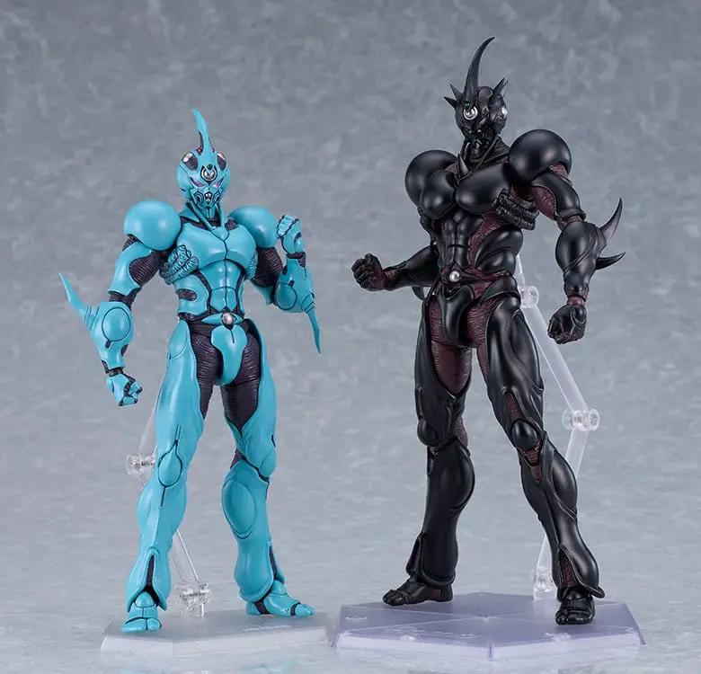 Figura Figma Bio Booster Armor Guyver III Ultimate Edition 18 cm, MAX FACTORY; 2 figuras, azul y negro.