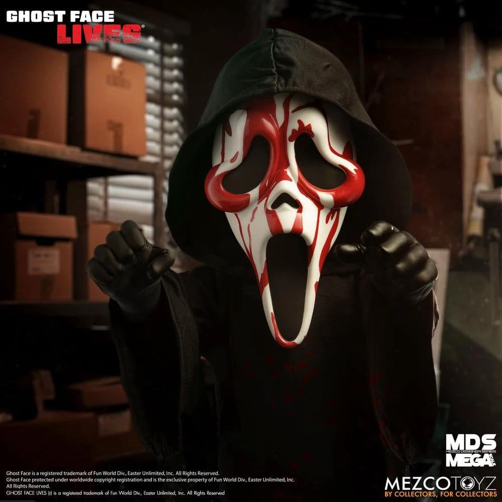 Scream Muñeco MDS Roto Bloody Ghost Face 38 cm by MEZCO TOYS