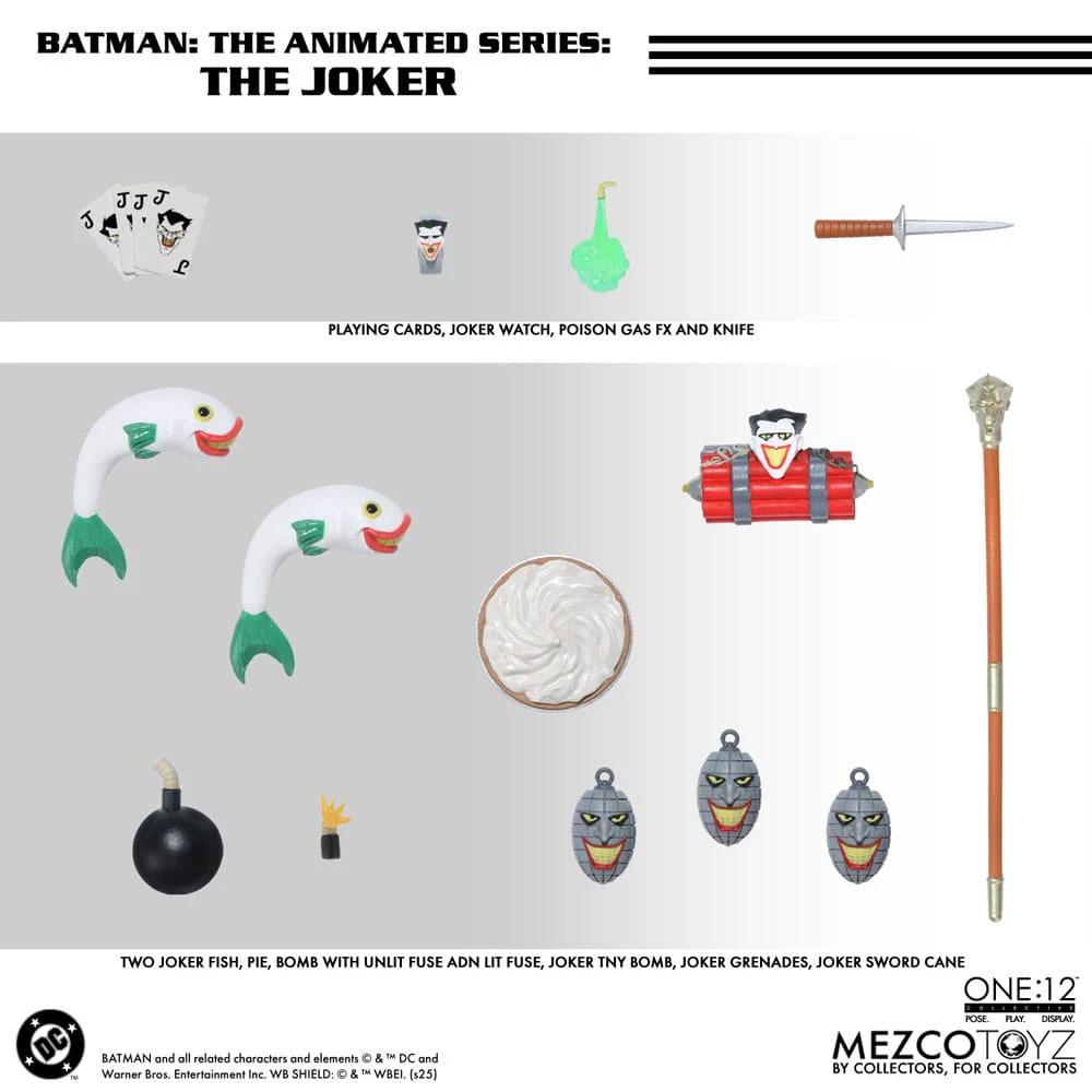 Batman: la serie animada Figura 1/12 The Joker 17 cm by MEZCO TOYS