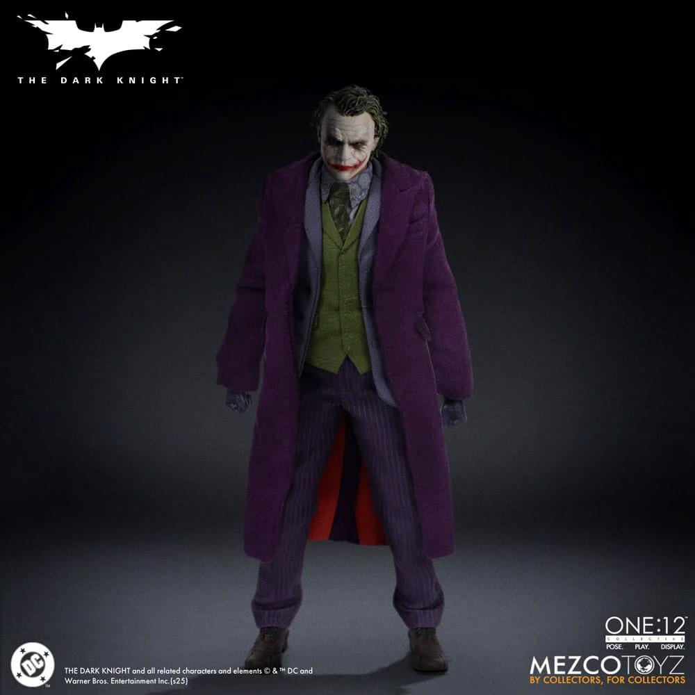 El caballero oscuro Figura 1/12 Joker 17 cm by MEZCO TOYS