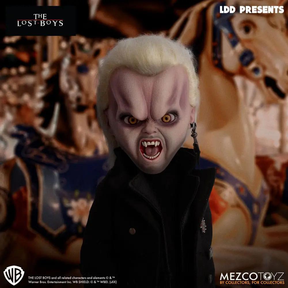Muñeco David de The Lost Boys, LDD Presents, 25 cm, rostro pálido con ojos amarillos y abrigo negro, Mezco Toys