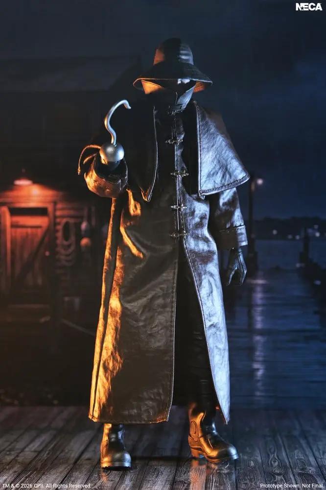 Figura de acción NECA Sé lo que hicisteis el último verano Fisherman 18 cm, personaje con gabardina negra y gancho