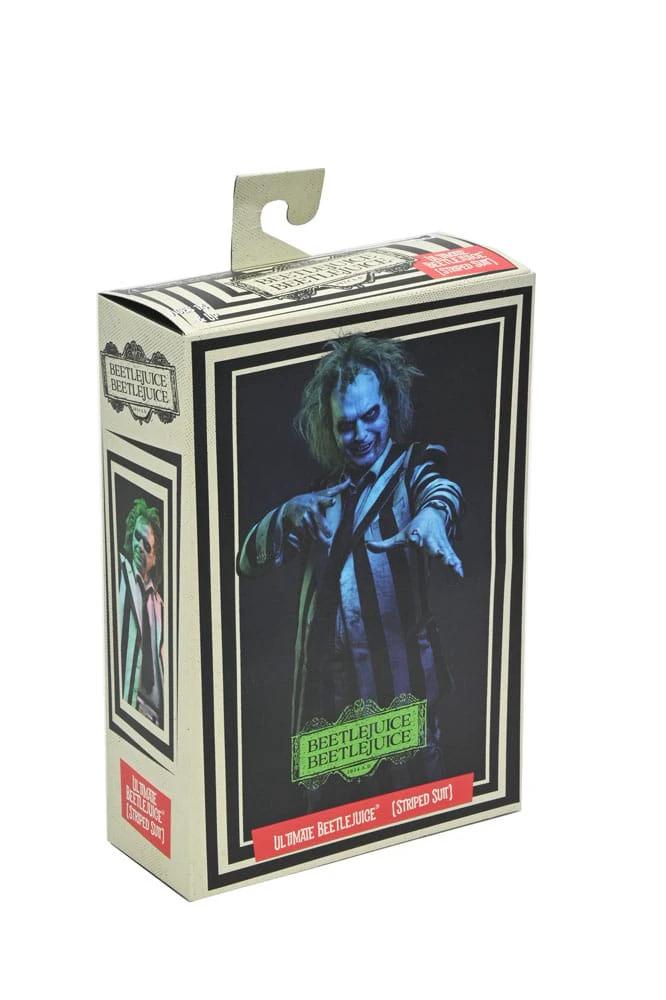 Beetlejuice Beetlejuice Figura 7 Scale Ultimate Striped Suit Beetlejuice 18 cm by NECA
