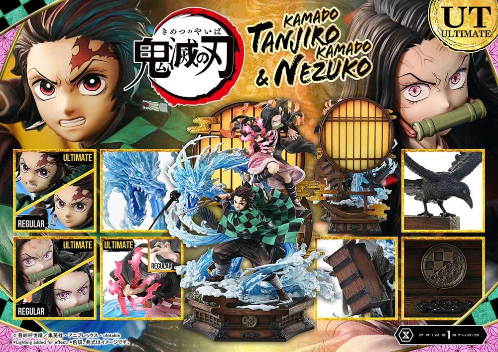 Demon Slayer : Kimetsu no Yaiba Concept Masterline Series Estatua 1/6 Nezuko & Tanjiro Ultimate Ver. 56 cm by PRIME 1 STUDIO